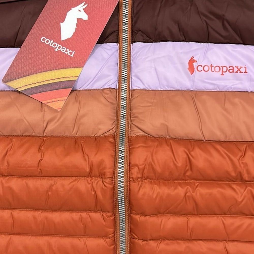 COTOPAXI | Fuego 800 Fill Down Vest Women's L Chestnut & Spice - Picture 4 of 10